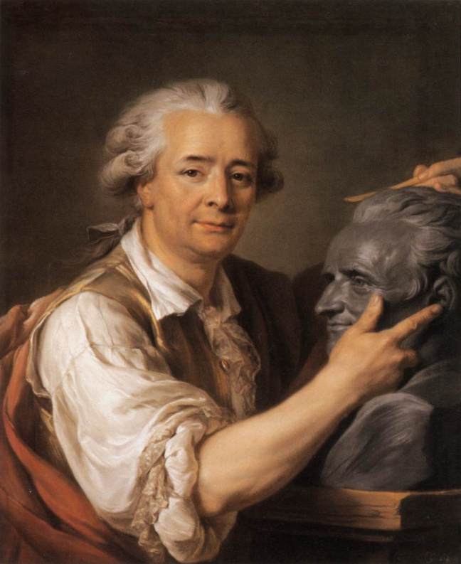 Retrato del Escultor Augustin Pajou de Adélaïde Labille Guiard